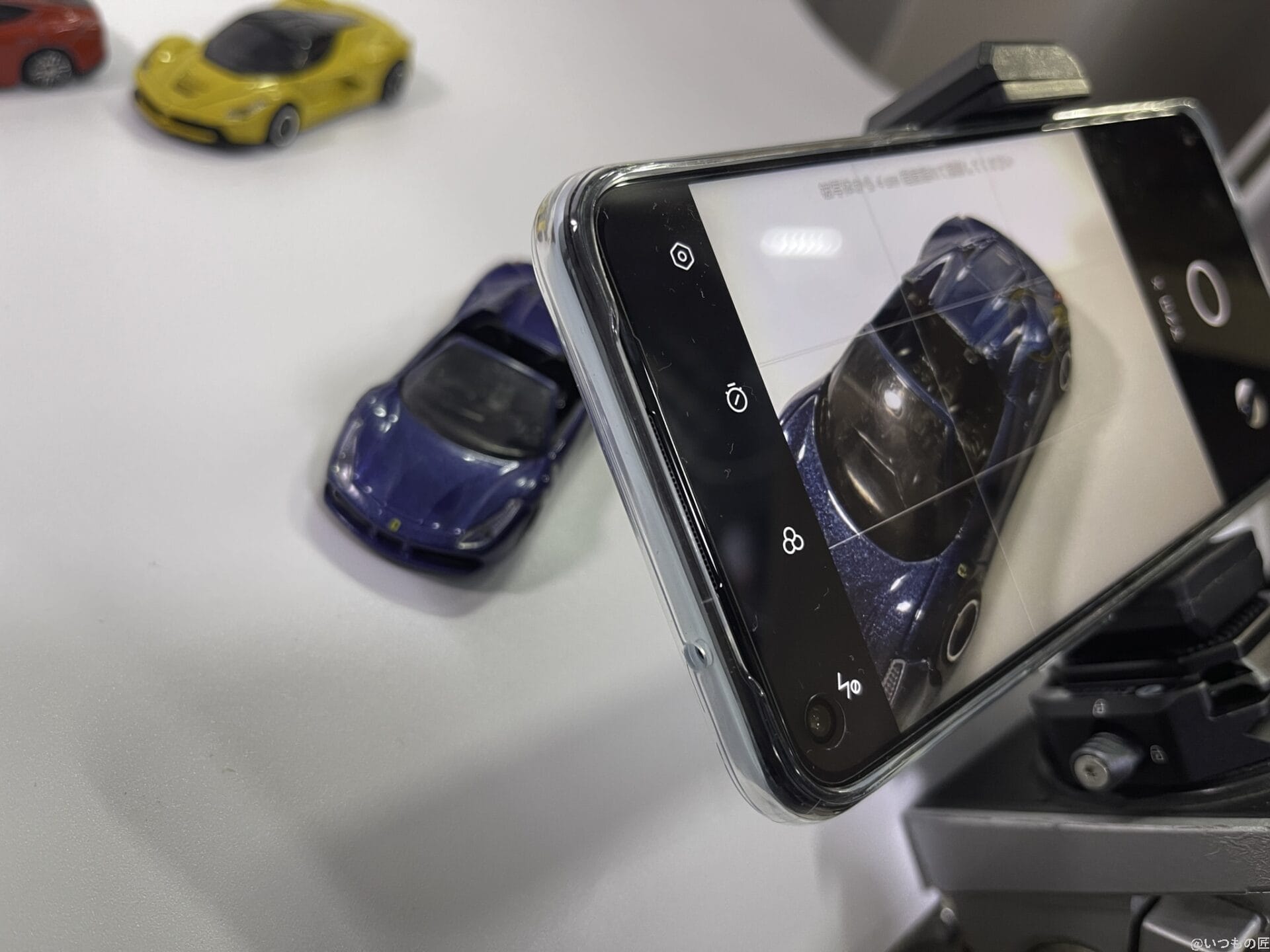 かなり近づいて撮影している風景