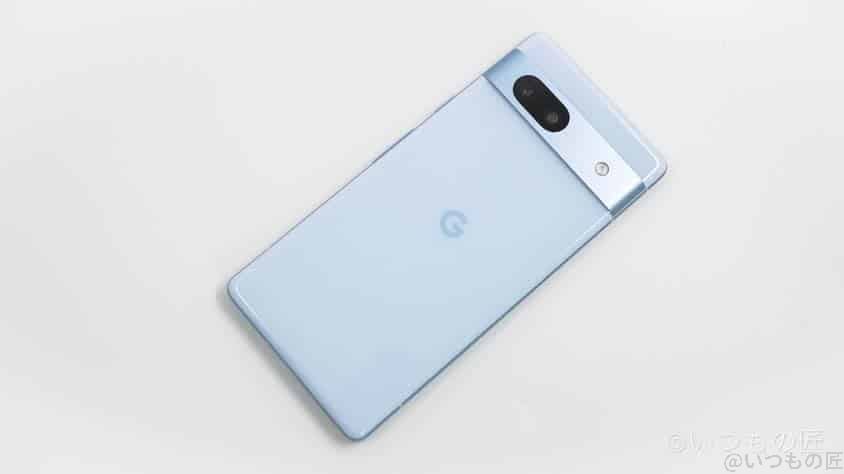 Google Pixel 7aの背面の写真
