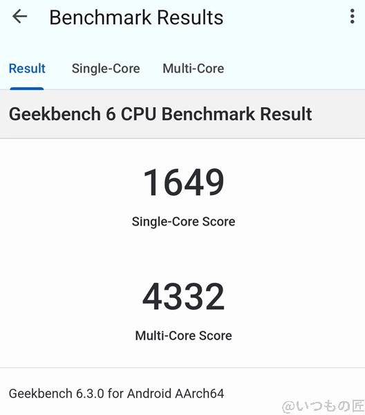 pixel8a-geekbench3 | モバイル比較レビュー.jp Pixel8a ベンチマーク Antutu OPPO Reno11 AのGeekbench 6 CPUBenchmark 計測結果