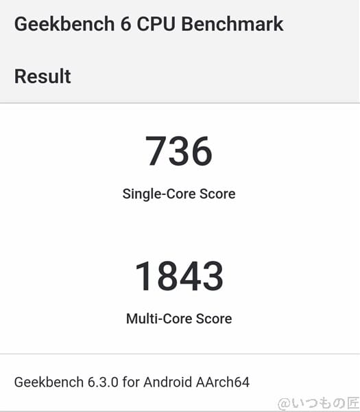 oppo-a79-5g ベンチマーク Antutu Geekbench 6 CPUBenchmark 計測結果