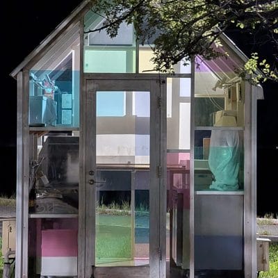 google pixel 9 pro の通常モードでズーム撮影した夜景写真 | モバイル比較レビュー.jp Google Pixel 9 Pro カメラ Google Pixel 9 Pro の通常モードでズーム撮影した夜景写真