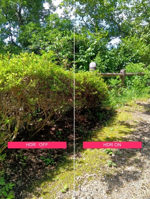 aquos wish4 hdr機能の比較写真 | モバイル比較レビュー.jp AQUOS wish4 カメラ AQUOS wish4 HDR機能の比較写真