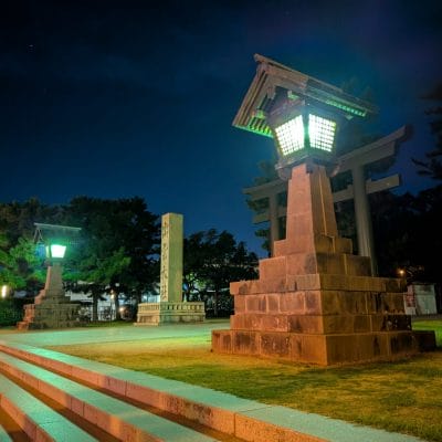 Google Pixel 9 Pro Fold カメラ Google Pixel 9 Pro Fold の夜景モードで撮影した夜景写真