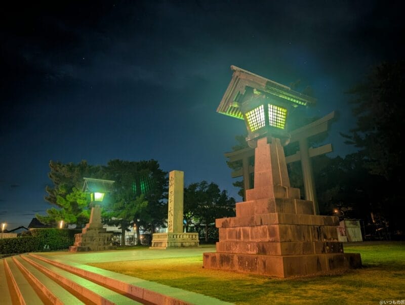 Google Pixel 9 Pro Fold カメラ Google Pixel 9 Pro の夜景モードで撮影した夜景写真