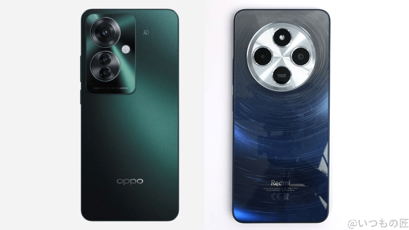 OPPO Reno11 AとXiaomi Redmi 14Cの違い比較