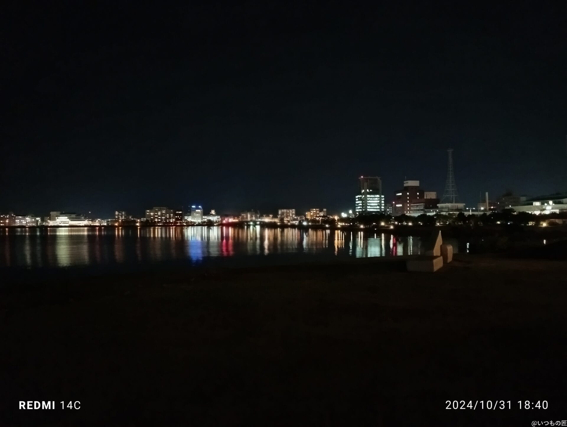 Xiaomi Redmi 14C カメラ
Xiaomi Redmi 14C で撮影した夜景写真