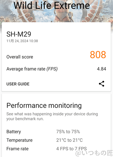 aquos sense9 ベンチマーク 3d markのwild life extremeのスコア | モバイル比較レビュー.jp AQUOS sense9 ベンチマーク 3D MarkのWild Life Extremeのスコア