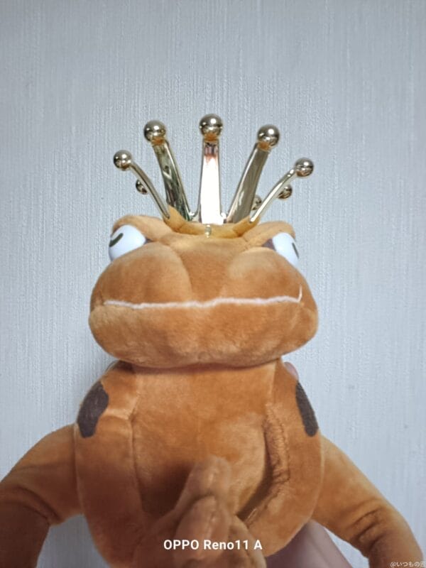 oppo reno11 aのインカメラで撮影したぬいぐるみの写真 | モバイル比較レビュー.jp OPPO Reno11 A カメラ OPPO Reno11 Aのインカメラで撮影したぬいぐるみの写真