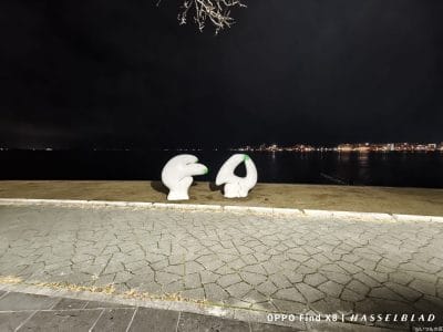 oppo find x8でズーム撮影した夜景写真 | モバイル比較レビュー.jp OPPO Find X8 カメラ OPPO Find X8でズーム撮影した夜景写真