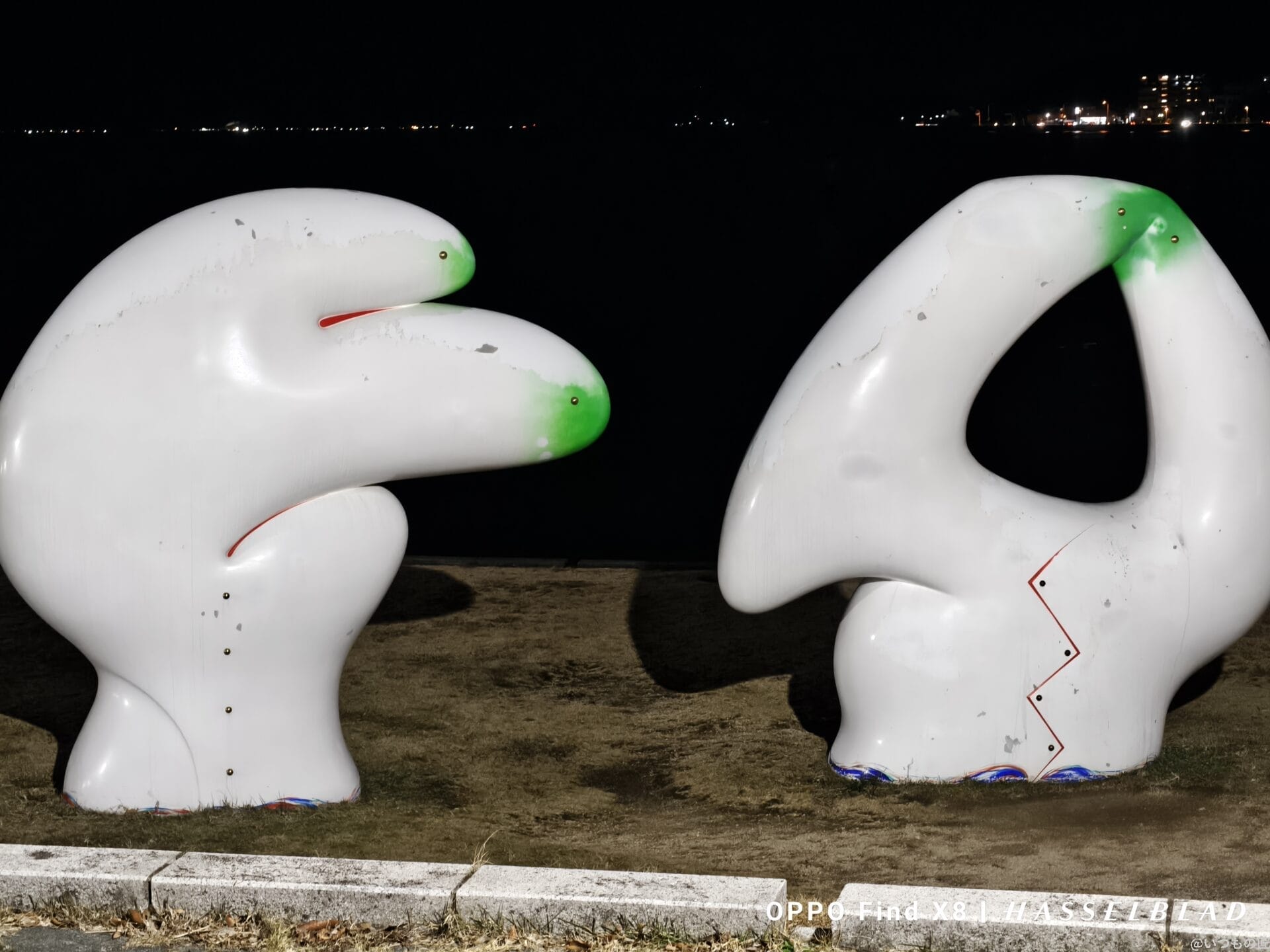 OPPO Find X8 カメラ
OPPO Find X8でズーム撮影した夜景写真