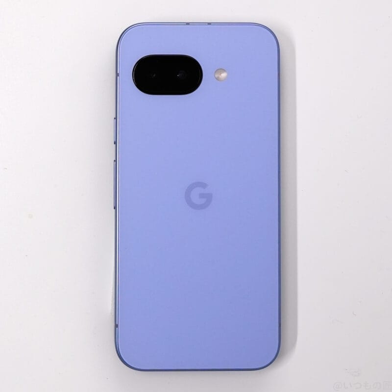 google pixel 9aの背面 | モバイル比較レビュー.jp Google Pixel 9aの背面