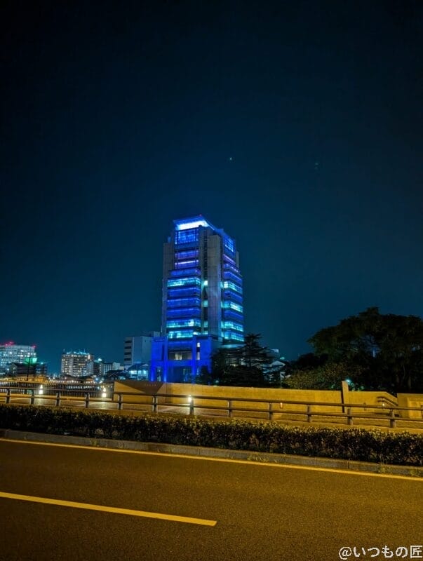 nubia Flip 2 カメラ Google Pixel 9で夜間撮影した風景写真