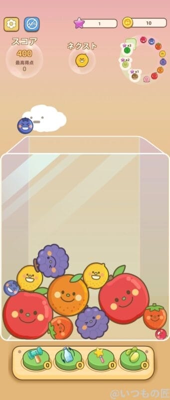 nubia Flip 2 レビュー ゲームプレイ時のスクリーンショット