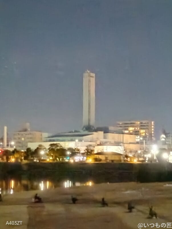 nubia S 5G レビュー nubia S 5Gで暗所・夜間撮影した風景写真