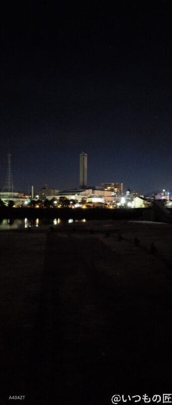 nubia Flip 2 カメラ nubia Flip 2 カメラで夜間撮影した風景写真