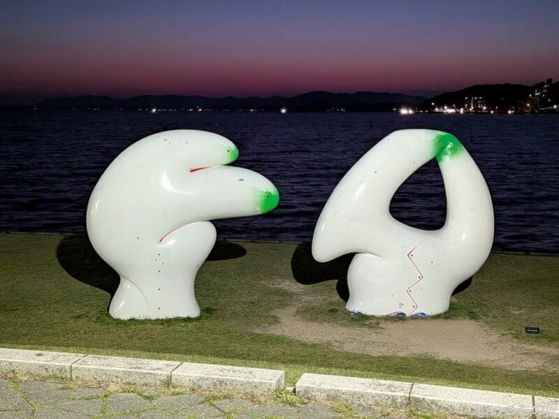 Google Pixel 9a カメラ Google Pixel 9aでズーム撮影した夜景写真