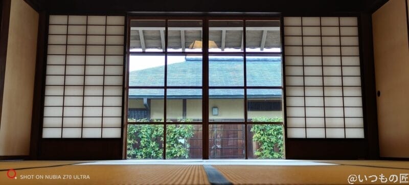nubia Z70 Ultra カメラ 室内から撮影した風景写真