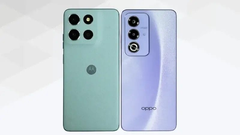 moto g66 5gとoppo a3 5gの比較 背面デザイン イメージ画像 | モバイル比較レビュー.jp moto g66 5GとOPPO A3 5Gの比較 背面デザイン