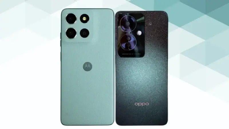 moto g66 5GとOPPO Reno11 Aの比較 背面デザイン