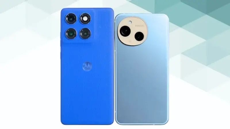 motorola edge 60 proとAQUOS sense9の比較 背面デザイン