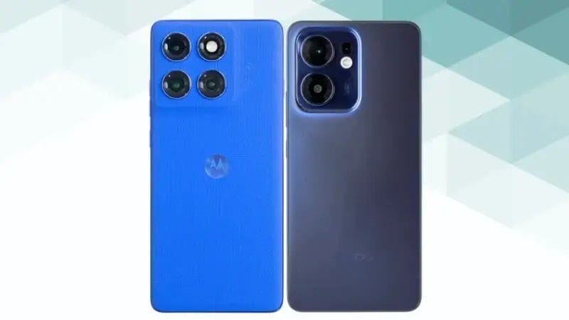 motorola edge 60 proとOPPO Reno13 Aの比較 背面デザイン