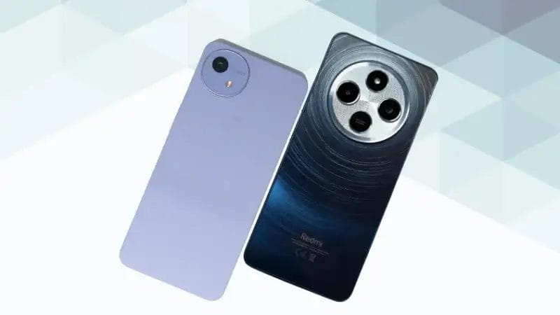 aquos wish5とxiaomi redmi 14cの比較 背面デザイン イメージ画像 | モバイル比較レビュー.jp AQUOS wish5とXiaomi Redmi 14Cの比較 背面デザイン