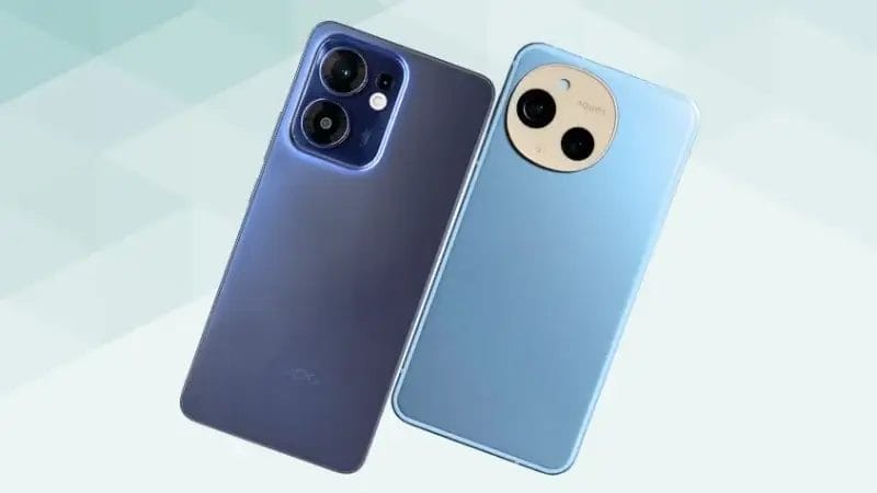 oppo reno13 aとaquos sense9の比較 背面デザイン イメージ画像 | モバイル比較レビュー.jp OPPO Reno13 AとAQUOS sense9の比較 背面デザイン