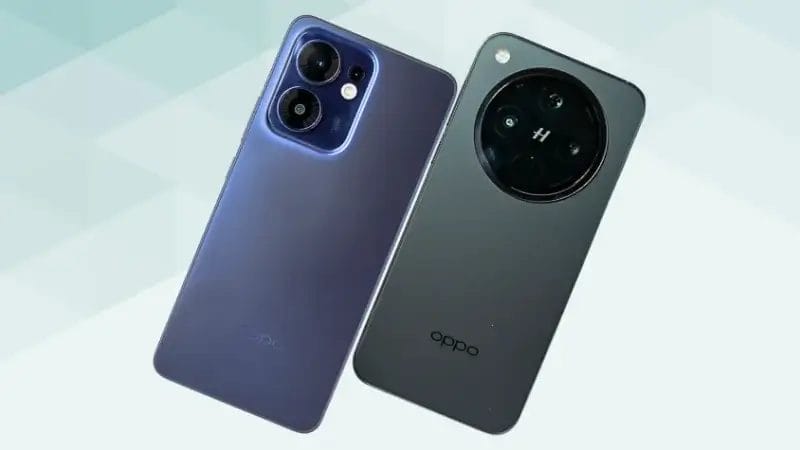OPPO Reno13 AとOPPO Find X8の比較 背面デザイン