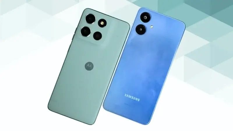 moto g66 5GとGalaxy A25 5Gの比較 背面デザイン