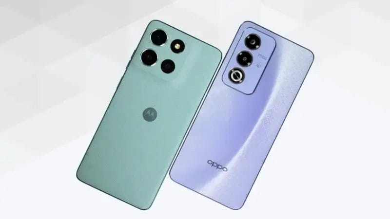 moto g66 5gとoppo a3 5gの比較 背面デザイン イメージ画像 | モバイル比較レビュー.jp moto g66 5GとOPPO A3 5Gの比較 背面デザイン
