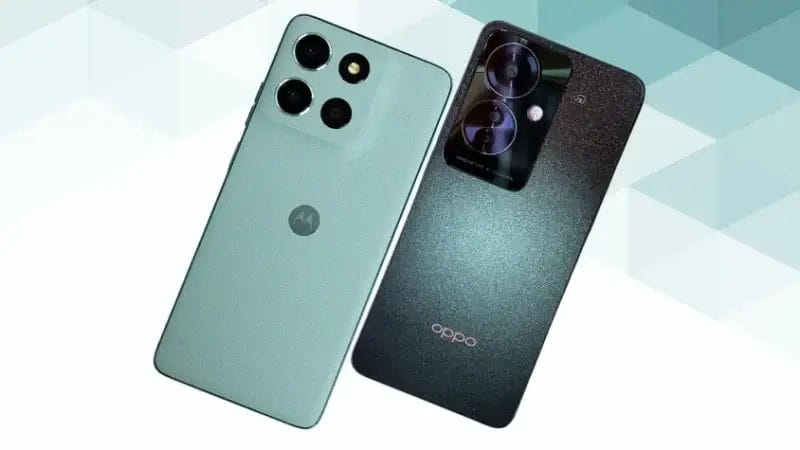 moto g66 5GとOPPO Reno11 Aの比較 背面デザイン