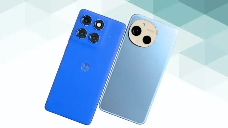 motorola edge 60 proとAQUOS sense9の比較 背面デザイン