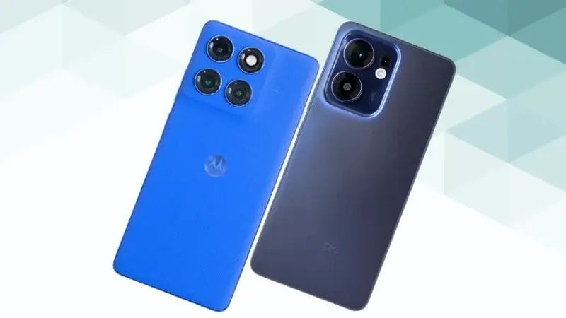 motorola edge 60 proとOPPO Reno13 Aの比較 背面デザイン イメージ画像