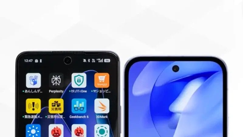 oppo reno13 aとgoogle pixel 9aの比較 正面デザイン イメージ画像 | モバイル比較レビュー.jp OPPO Reno13 AとGoogle Pixel 9aの比較 正面デザイン