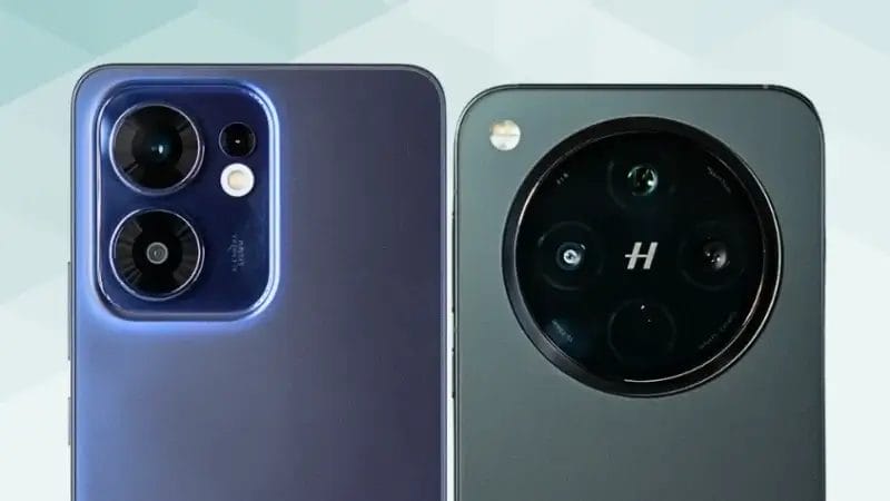 OPPO Reno13 AとOPPO Find X8の比較 カメラデザイン