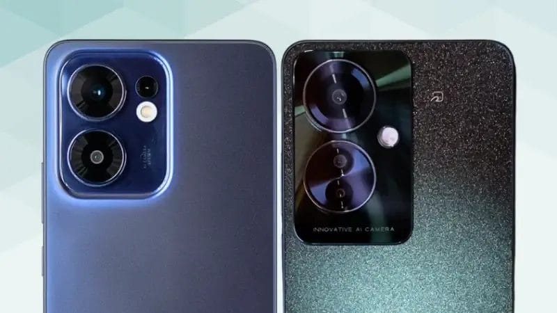 OPPO Reno13 AとOPPO Reno11 Aの比較 カメラデザイン