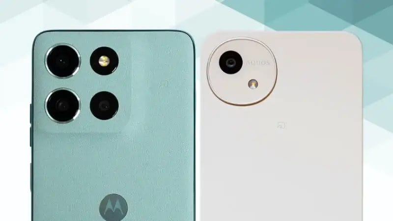 moto g66 5GとAQUOS wish4の比較 カメラデザイン