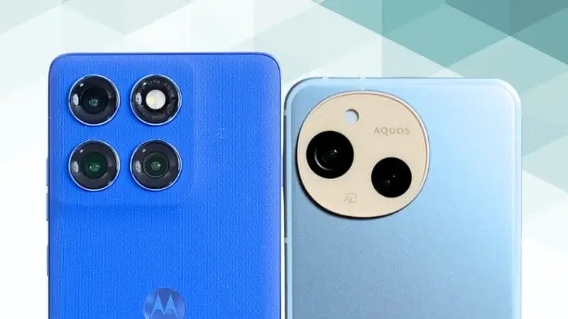 motorola edge 60 proとAQUOS sense9の比較 カメラデザイン