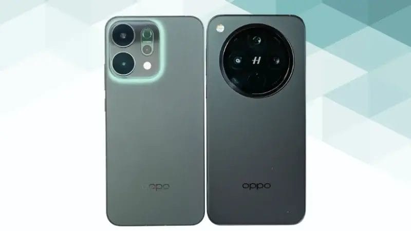 OPPO Reno14 5GとOPPO Find X8の比較 背面デザイン