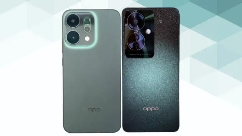 OPPO Reno14 5GとOPPO Reno11 Aの比較 背面デザイン