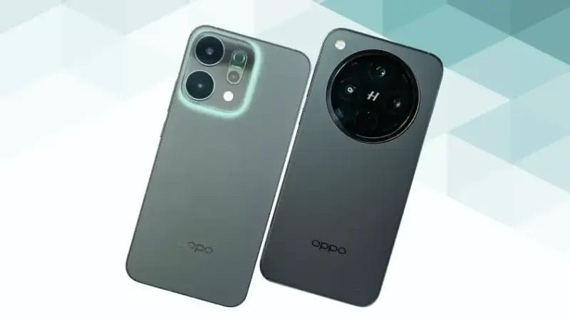 OPPO Reno14 5GとOPPO Find X8の比較 背面デザイン