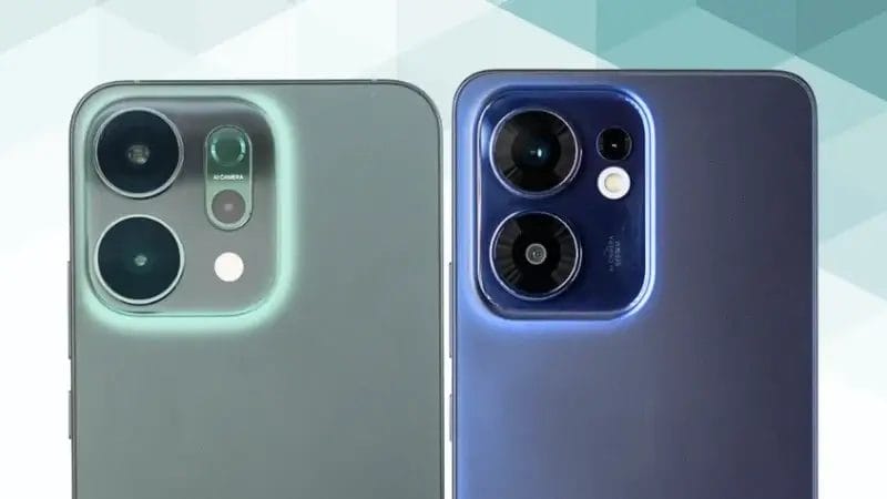 OPPO Reno14 5GとOPPO Reno13 Aの比較 カメラデザイン