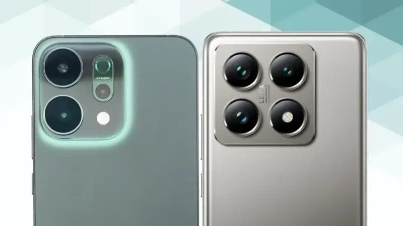 OPPO Reno14 5GとXiaomi 14Tの比較 カメラデザイン