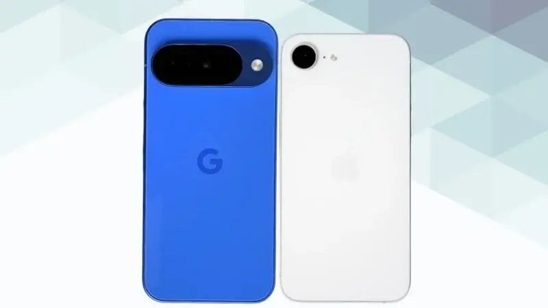 Google Pixel 10とiPhone16eの比較 背面デザイン