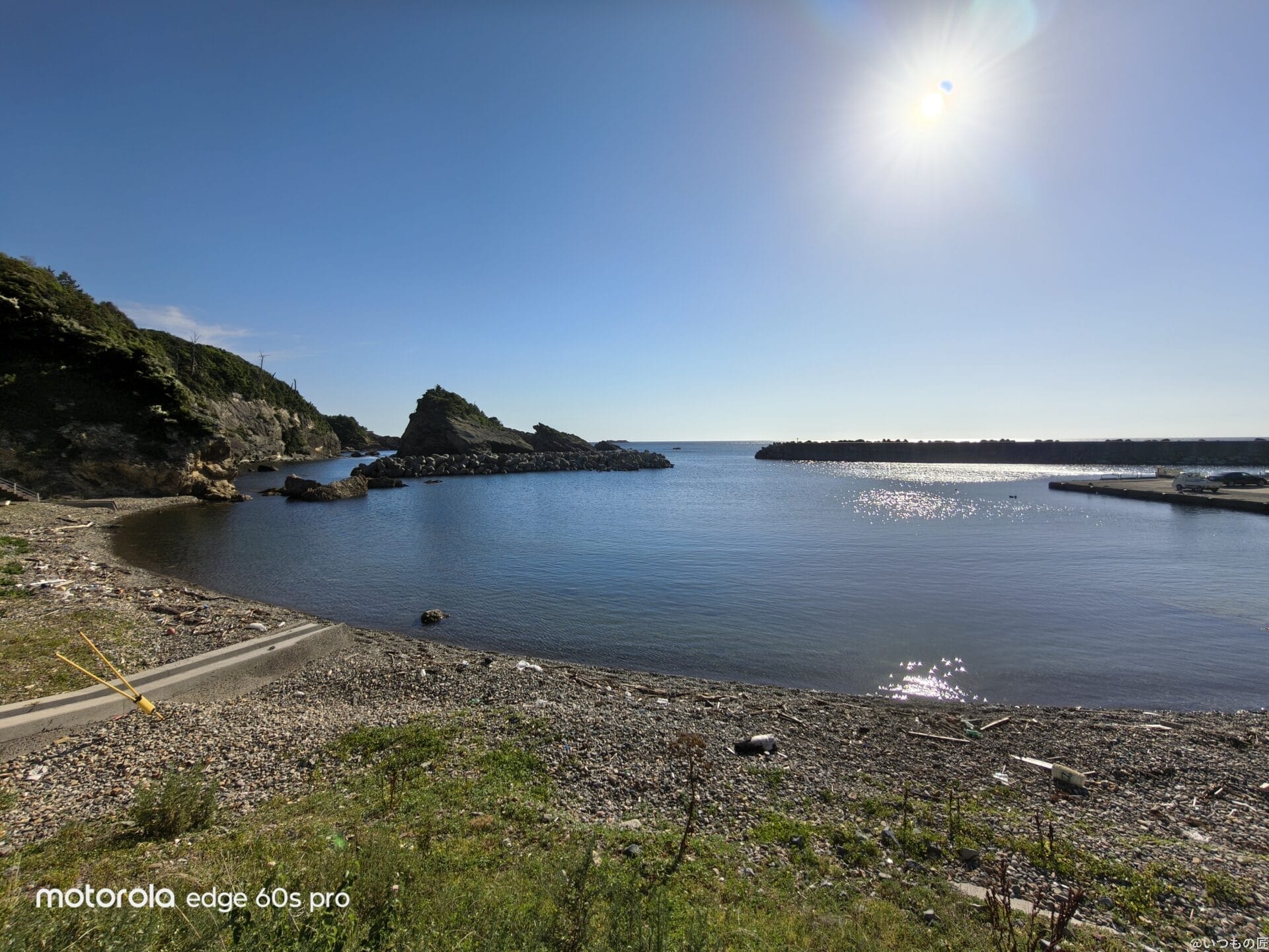 motorola edge 60s pro カメラ
晴れた日の海の様子