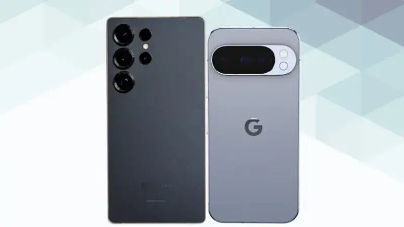 Galaxy S25 UltraとGoogle Pixel 10 Proを比較 背面デザイン
