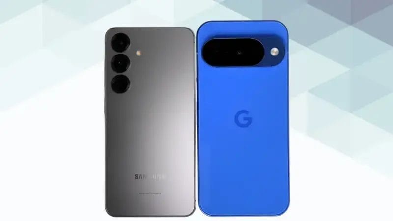 galaxy s25とgoogle pixel 10の比較 背面デザイン イメージ画像 | モバイル比較レビュー.jp Galaxy S25とGoogle Pixel 10の比較 背面デザイン