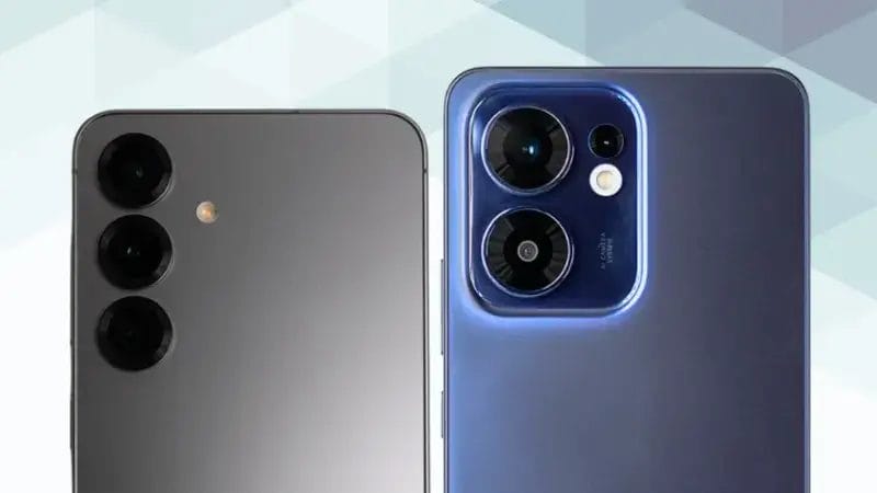 Galaxy S25とOPPO Reno13 Aの比較 カメラデザイン