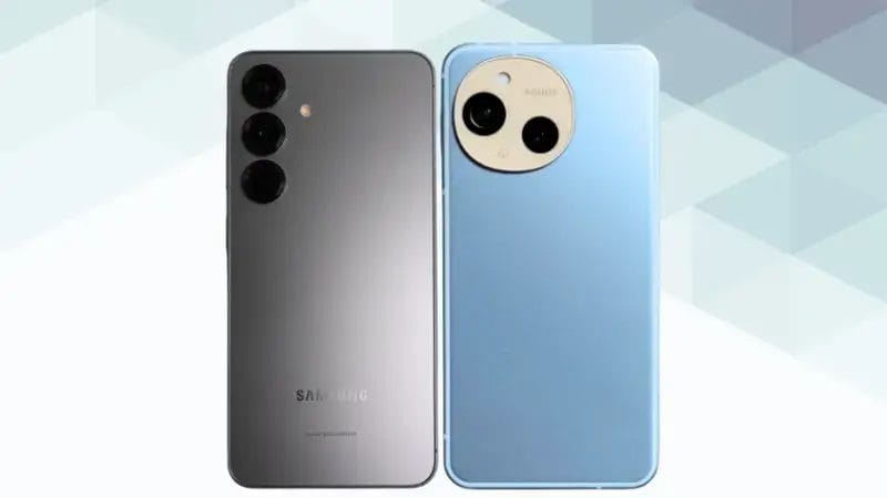 Galaxy S25とAQUOS sense9の比較 背面デザイン