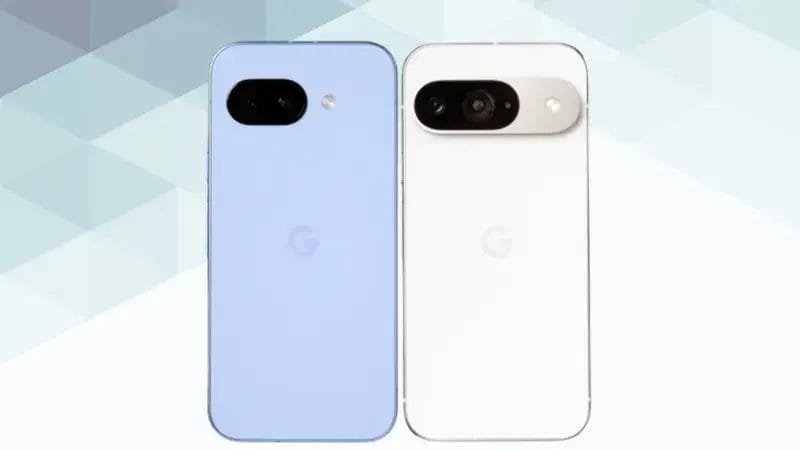 Google Pixel 9aとGoogle Pixel 9の比較 比較 背面デザイン